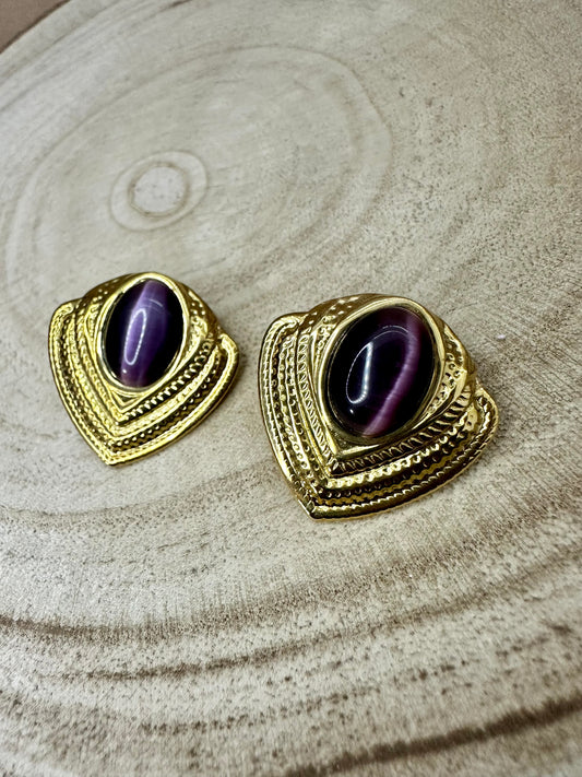 Brinco India Violeta