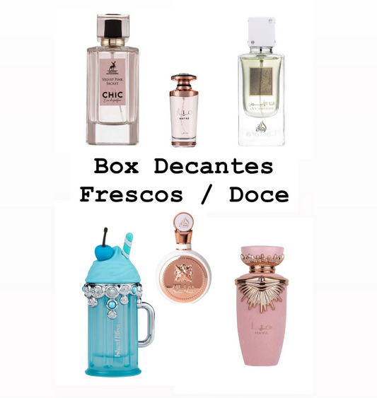 Box Decantes - Frescos / Doces